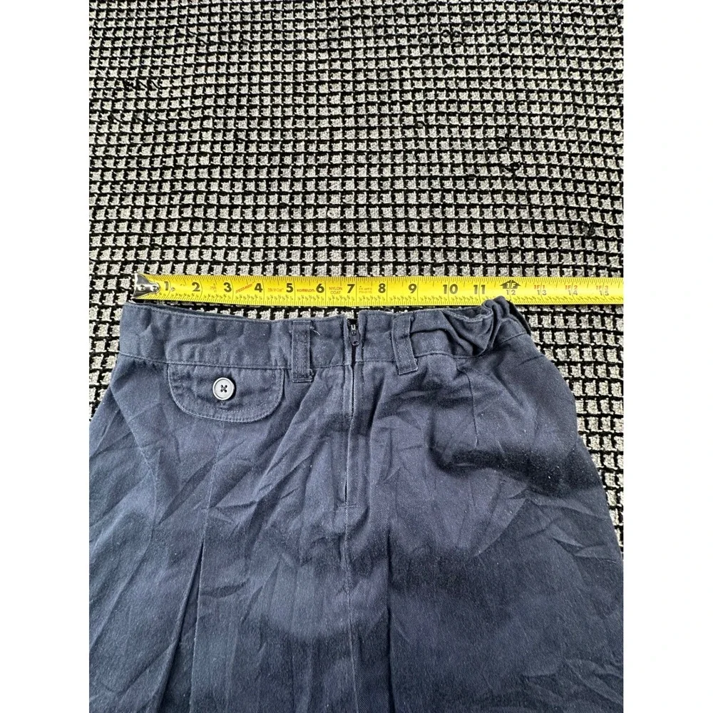 French Toast Pleated Skort Girls Size 10 Navy Blue Excellent School Uniform